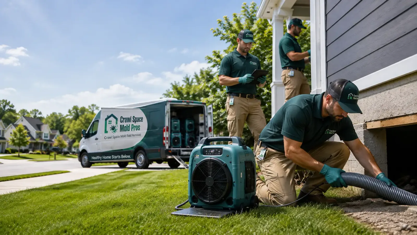 Crawl Space Mold Removal in Clark, PA
